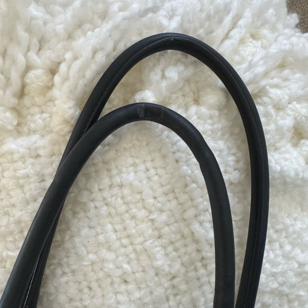 Saint Laurent Black and White Rive Gauche Tote - Picture 10 of 10